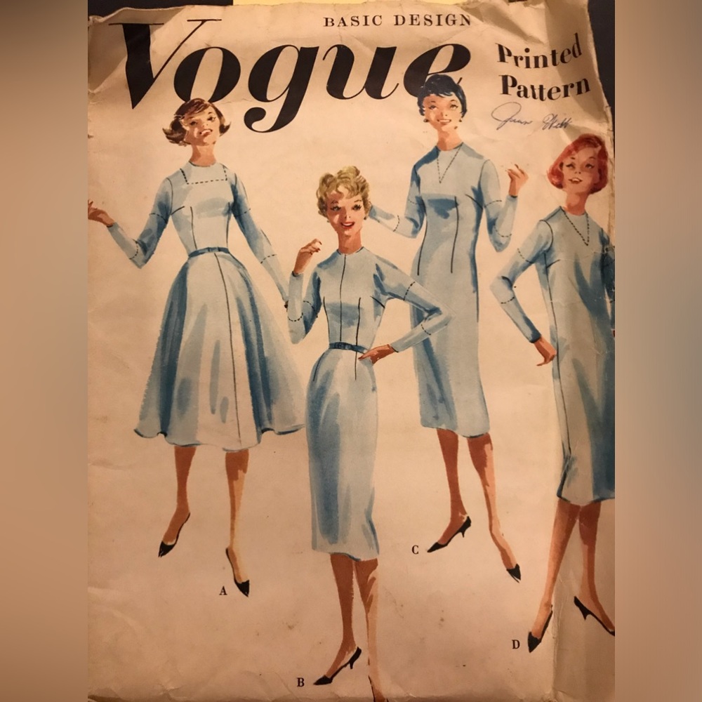 Size 16 Vogue Vintage (used) Pattern 3001